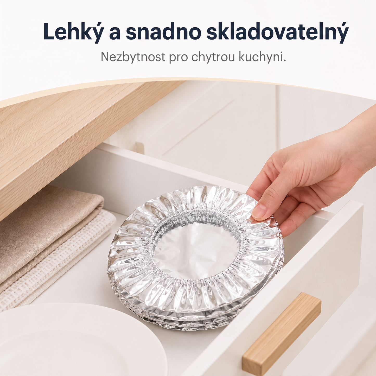 PKNEW® Skládací kryt na potraviny z hliníkové fólie | Udrží jídlo teplé, čerstvé a chráněné před ovocnými muškami 💎