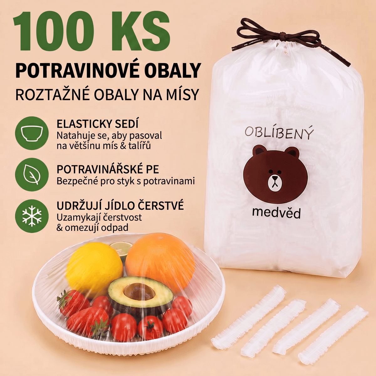 PKNEW® Elastic Food Covers for Bowls & Plates 👑 – Stretchable Kitchen Covers for Leftovers, Fruits, Vegetables & Everyday Food Storage 💎