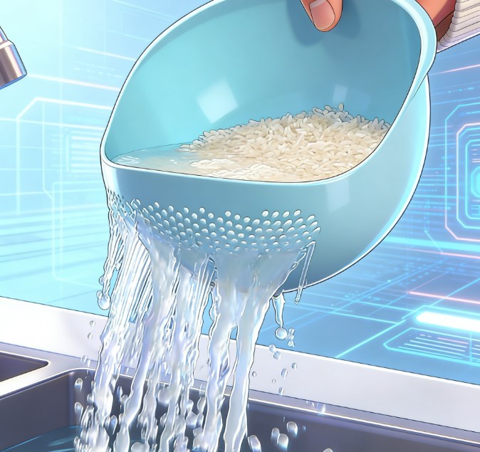 Durable Food-Grade Plastic Drain Basket - BPA-Free Rice Filter Bowl & Fruit Colander - Heavy-Duty Kitchen Organizer for Washing, Straining & Storage