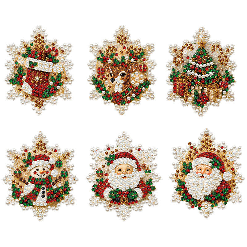🎄 Časově omezená sleva 55 % 🎄 Sada vánočních DIY malovacích závěsných ozdob 💎