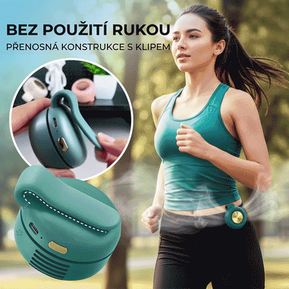 PKNEW® Přenosný mini bezlopatkový ventilátor s klipem 💎