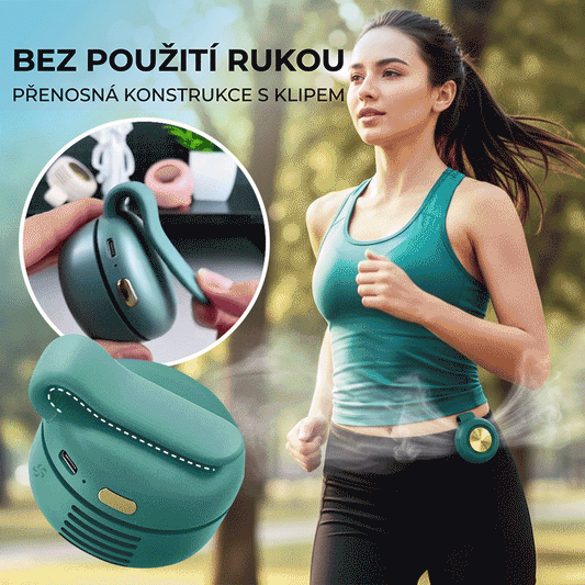 PKNEW® Přenosný mini bezlopatkový ventilátor s klipem 💎