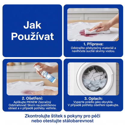 PKNEW® Ekologický víceúčelový odstraňovač skvrn v spreji 💧 – Rychle působící hloubkový čistič bez dráždivých chemikálií 💖