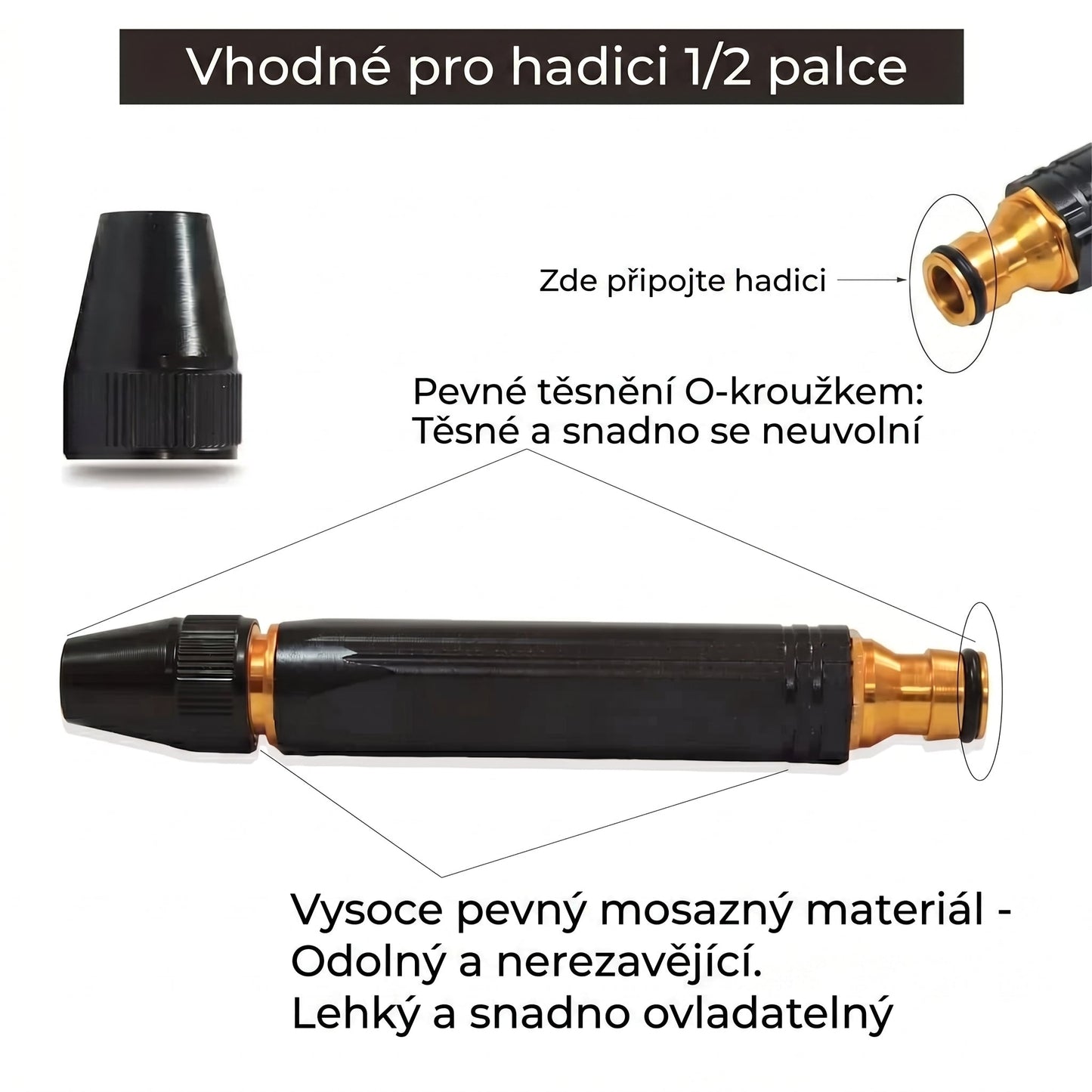 𝑷𝑲𝑵𝑬𝑾® 👑 Výkonná vysokotlaká vodní pistole na mytí aut 👑）