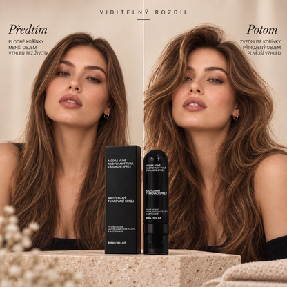 🔥🔥Vitalisys® Tvarovací sprej pro objem vlasů Fluffy Hair – Lehký sprej pro objem od kořínků a přirozený pohyb s broskvovou vůní 💎
