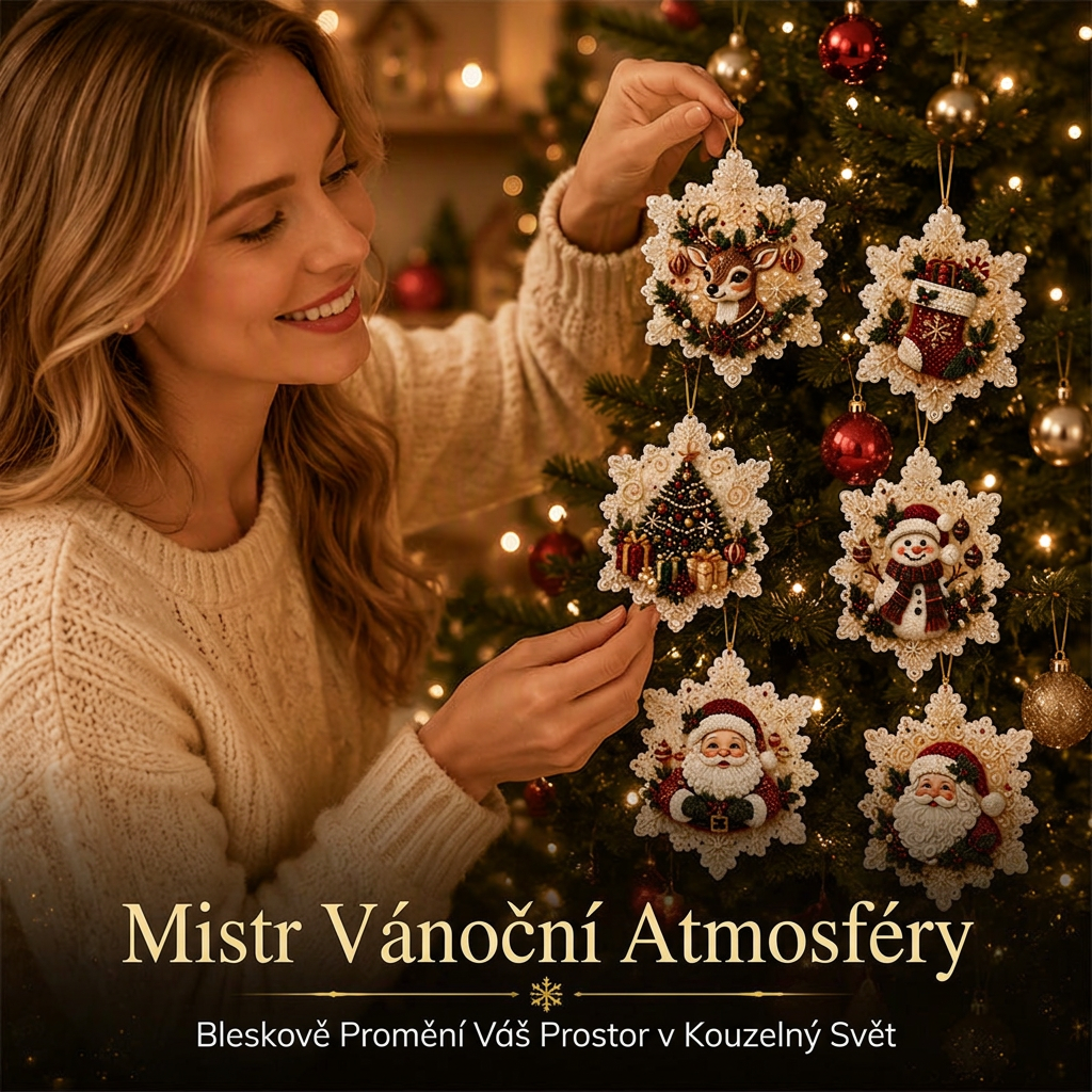 🎄 Časově omezená sleva 55 % 🎄 Sada vánočních DIY malovacích závěsných ozdob 💎