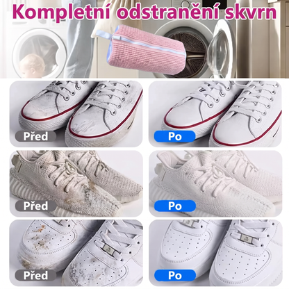 💥A akció utolsó napja! -50% 🔥PKNEW® Cipőmosó zsák mosógéphez – Tartós mosózsák és cipővédő háló