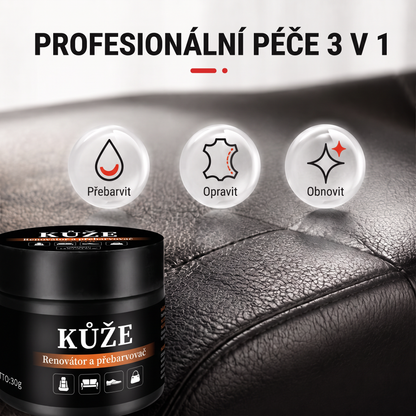 PKNEW® Intenzivní balzám na obnovu barvy kůže✨ – Oživuje vybledlý vzhled, sjednocuje barvu a pomáhá zakrýt oděrky na botách, sedačkách, kabelkách i autosedačkách 💕