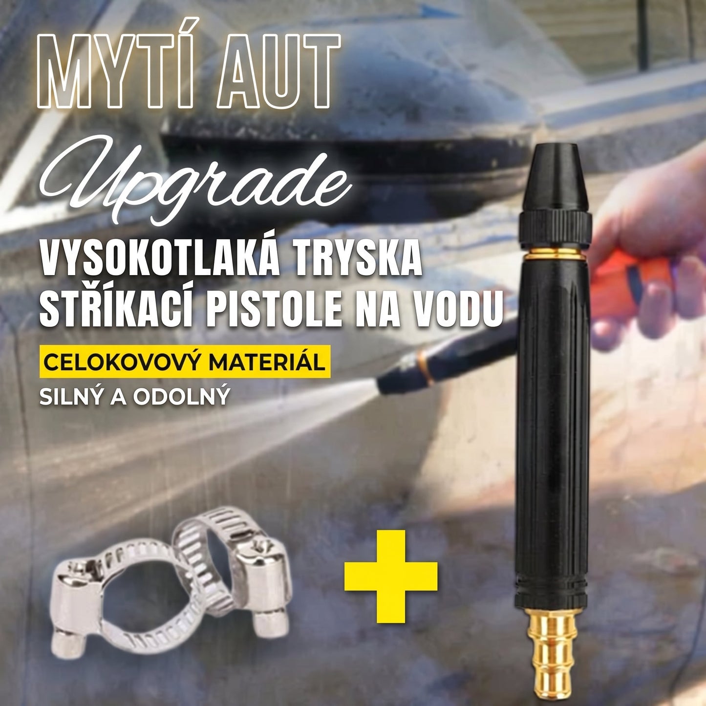 𝑷𝑲𝑵𝑬𝑾® 👑 Výkonná vysokotlaká vodní pistole na mytí aut 👑）