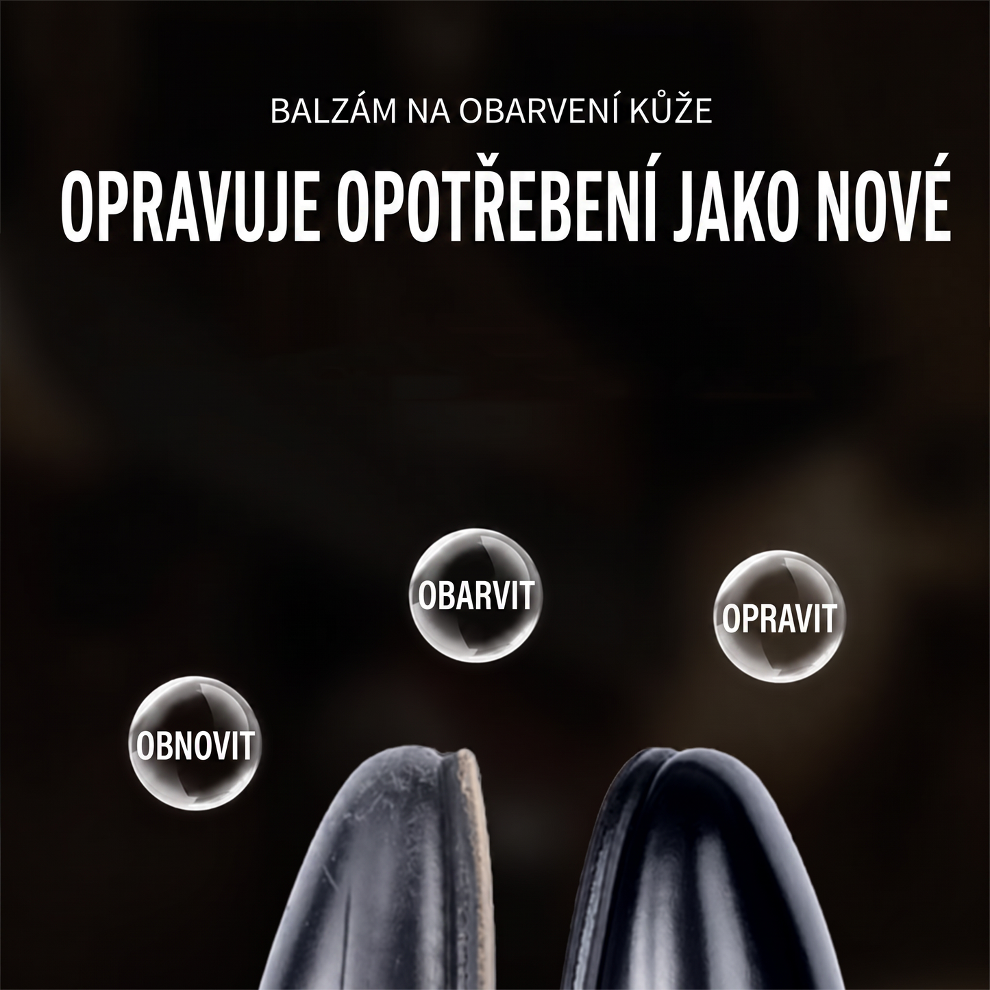 PKNEW® Intenzivní balzám na obnovu barvy kůže✨ – Oživuje vybledlý vzhled, sjednocuje barvu a pomáhá zakrýt oděrky na botách, sedačkách, kabelkách i autosedačkách 💕