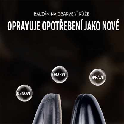 PKNEW® Intenzivní balzám na obnovu barvy kůže✨ – Oživuje vybledlý vzhled, sjednocuje barvu a pomáhá zakrýt oděrky na botách, sedačkách, kabelkách i autosedačkách 💕