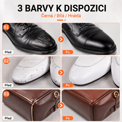 PKNEW® Intenzivní balzám na obnovu barvy kůže✨ – Oživuje vybledlý vzhled, sjednocuje barvu a pomáhá zakrýt oděrky na botách, sedačkách, kabelkách i autosedačkách 💕