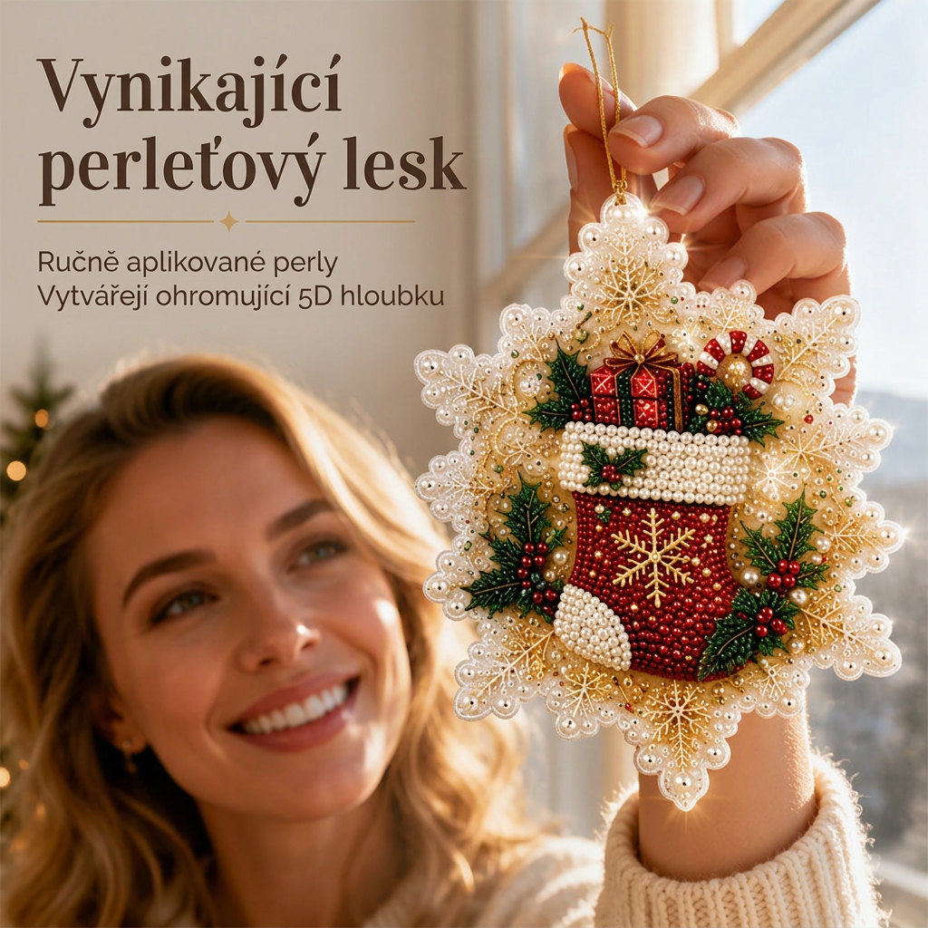 🎄 Časově omezená sleva 55 % 🎄 Sada vánočních DIY malovacích závěsných ozdob 💎