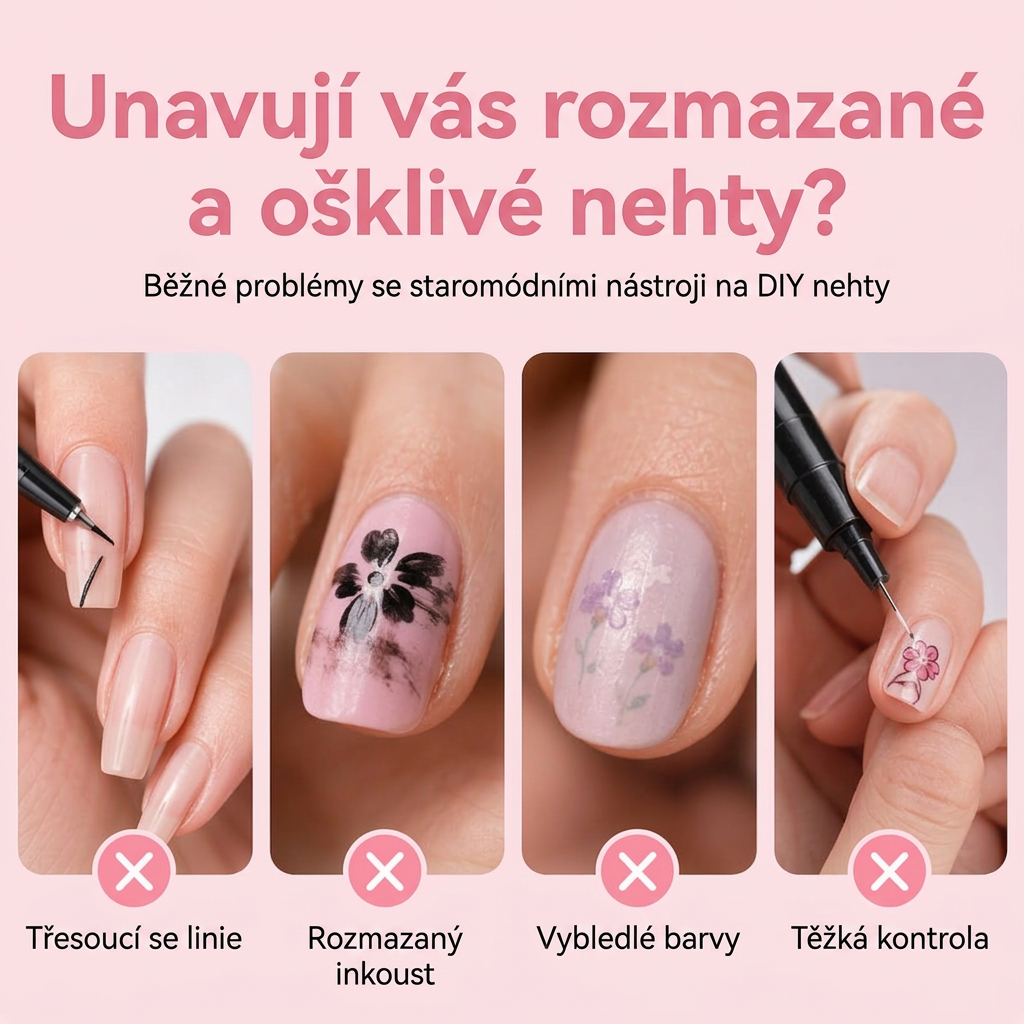 POSLEDNÍ DEN · 50% SLEVA 🌈 Sada 24 barev oboustranných per na nehty 💕