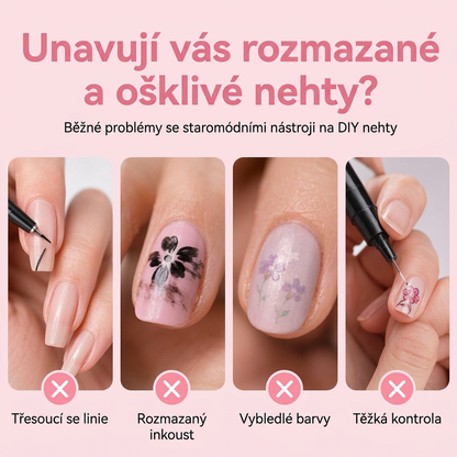 POSLEDNÍ DEN · 50% SLEVA 🌈 Sada 24 barev oboustranných per na nehty 💕