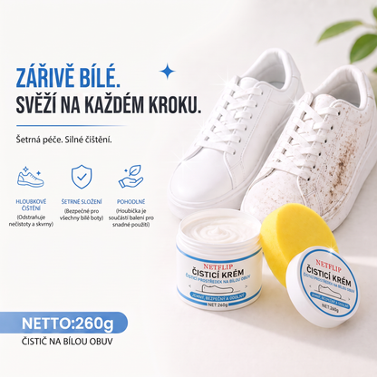 PKNEW® Magic – Bělicí krém na obuv | Okamžitá obnova, zářivý vzhled během vteřin 💎