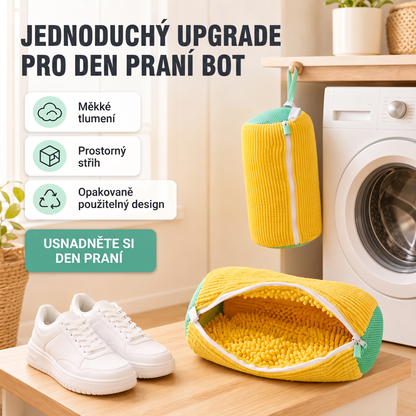 💥A akció utolsó napja! -50% 🔥PKNEW® Cipőmosó zsák mosógéphez – Tartós mosózsák és cipővédő háló