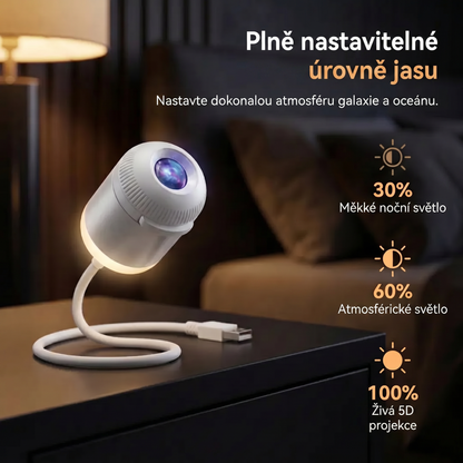 PKNEW® 🍈NEXT-GEN SMART PROJECTION HD Inteligentní dynamický 5D holografický noční projektor 💫
