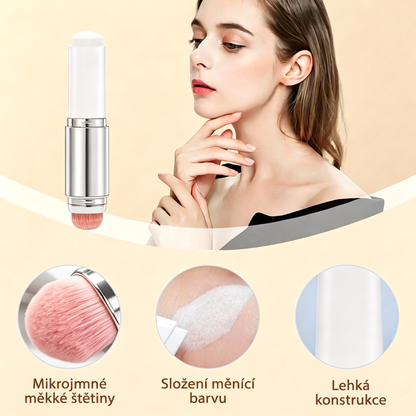 🌈🌈 [𝐎𝐅𝐈𝐂𝐈Á𝐋𝐍Í 𝐏𝐑𝐎𝐃𝐔𝐊𝐓] Vitalisys® Krycí Make-up Stick / Odnímatelný Štětec – Korejský barevně přizpůsobivý make-up stick s kolagenovými kapslemi