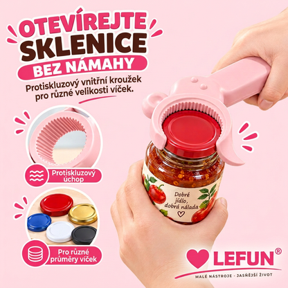 LEFUN® 4v1 otvírák 👑 – Otevřete každé víčko bez zbytečné námahy 💎