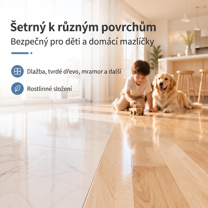 PKNEW® Čisticí tablety na podlahy – Univerzální čistič pro dřevěné, laminátové a dlaždicové povrchy i stěny obytných vozů, antibakteriální a deodorační péče 🌷
