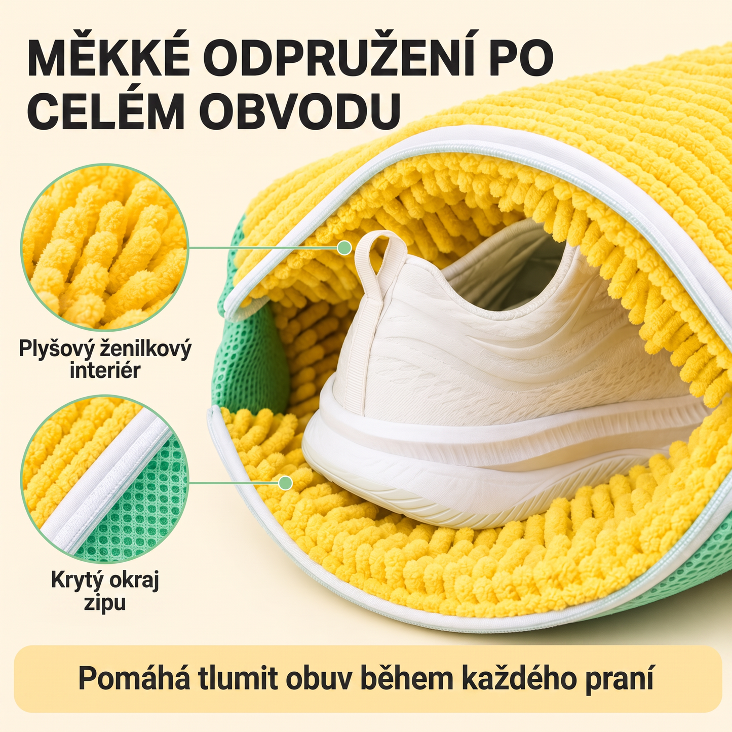 💥A akció utolsó napja! -50% 🔥PKNEW® Cipőmosó zsák mosógéphez – Tartós mosózsák és cipővédő háló