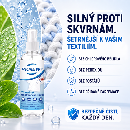PKNEW® Ekologický víceúčelový odstraňovač skvrn v spreji 💧 – Rychle působící hloubkový čistič bez dráždivých chemikálií 💖