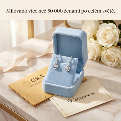 🥇🥇 DNES SLEVA 90 %✨: 1karátové „tančící“ náušnice z moissanitu – čistý komfort a třpyt stříbra S925, který si zasloužíte 💎