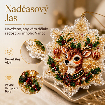 🎄 Časově omezená sleva 55 % 🎄 Sada vánočních DIY malovacích závěsných ozdob 💎