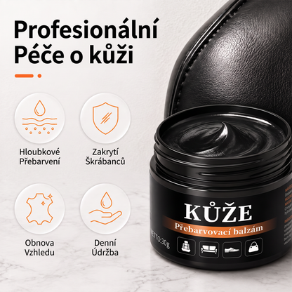 PKNEW® Intenzivní balzám na obnovu barvy kůže✨ – Oživuje vybledlý vzhled, sjednocuje barvu a pomáhá zakrýt oděrky na botách, sedačkách, kabelkách i autosedačkách 💕