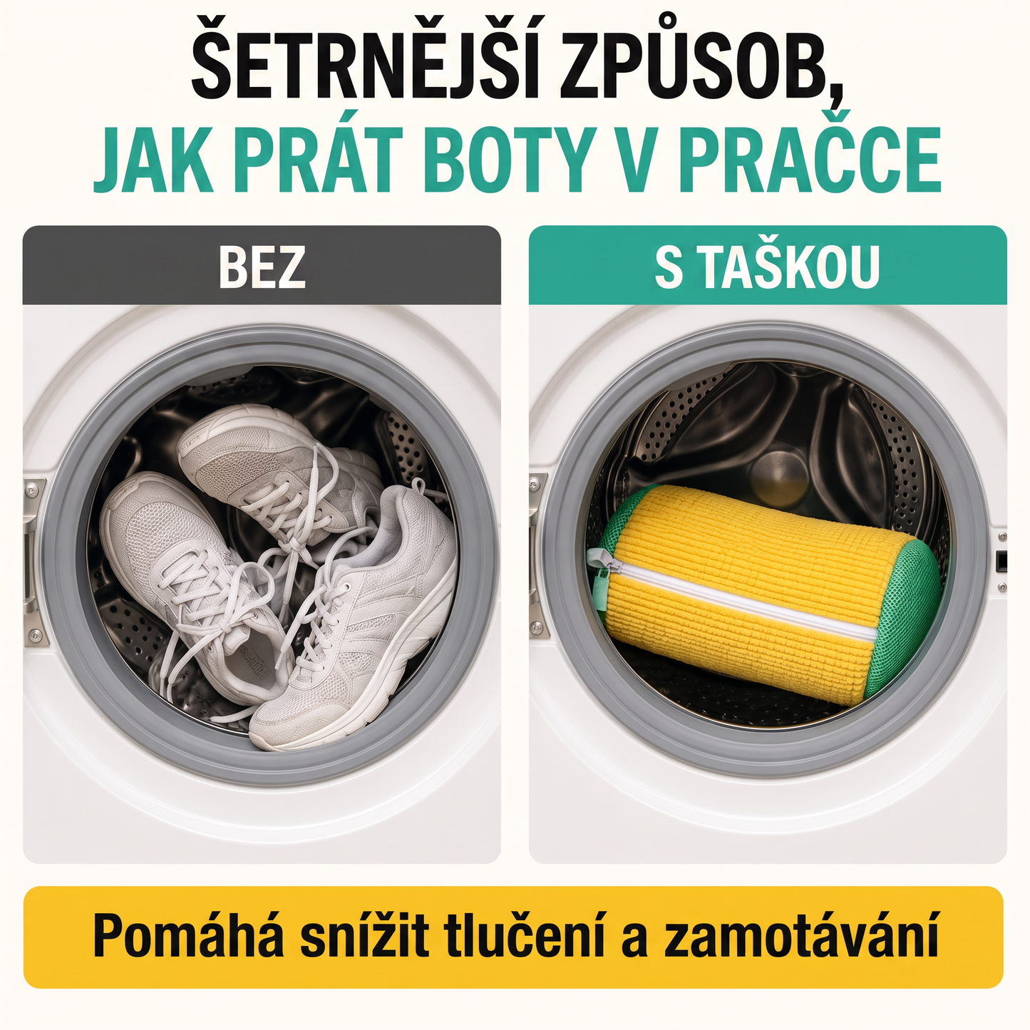 💥A akció utolsó napja! -50% 🔥PKNEW® Cipőmosó zsák mosógéphez – Tartós mosózsák és cipővédő háló