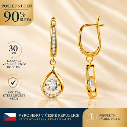 🥇🥇 DNES SLEVA 90 %✨: 1karátové „tančící“ náušnice z moissanitu – čistý komfort a třpyt stříbra S925, který si zasloužíte 💎