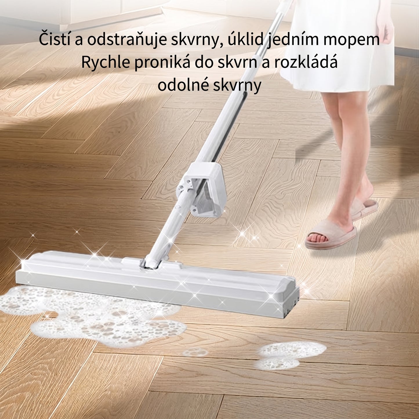 PKNEW® Čisticí tablety na podlahy – Univerzální čistič pro dřevěné, laminátové a dlaždicové povrchy i stěny obytných vozů, antibakteriální a deodorační péče 🌷