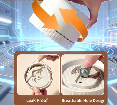 Double-Wall Vacuum Insulated Food Flask - 304 Stainless Steel Leak-Proof Bento Box - Premium Thermal Lunch Jar for Keeping Food Hot or Cold for Hours