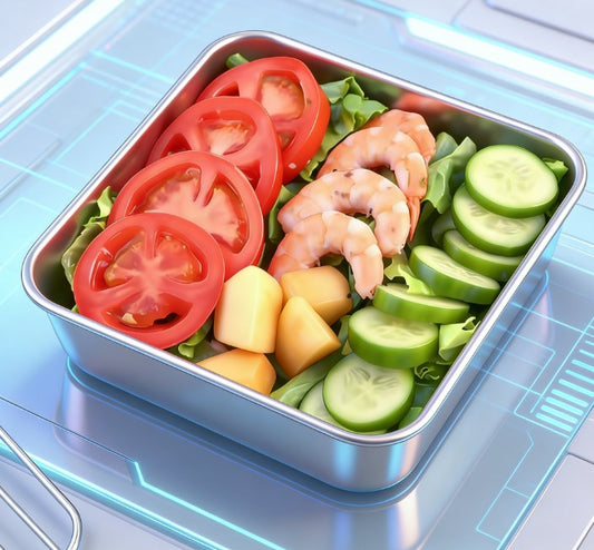 Stainless Steel Square Baking Tray with Removable Drain Rack - Deepened Nonstick Cookie Sheet & Roasting Pan - Multi-Size Fruit Storage & Cooling Plate