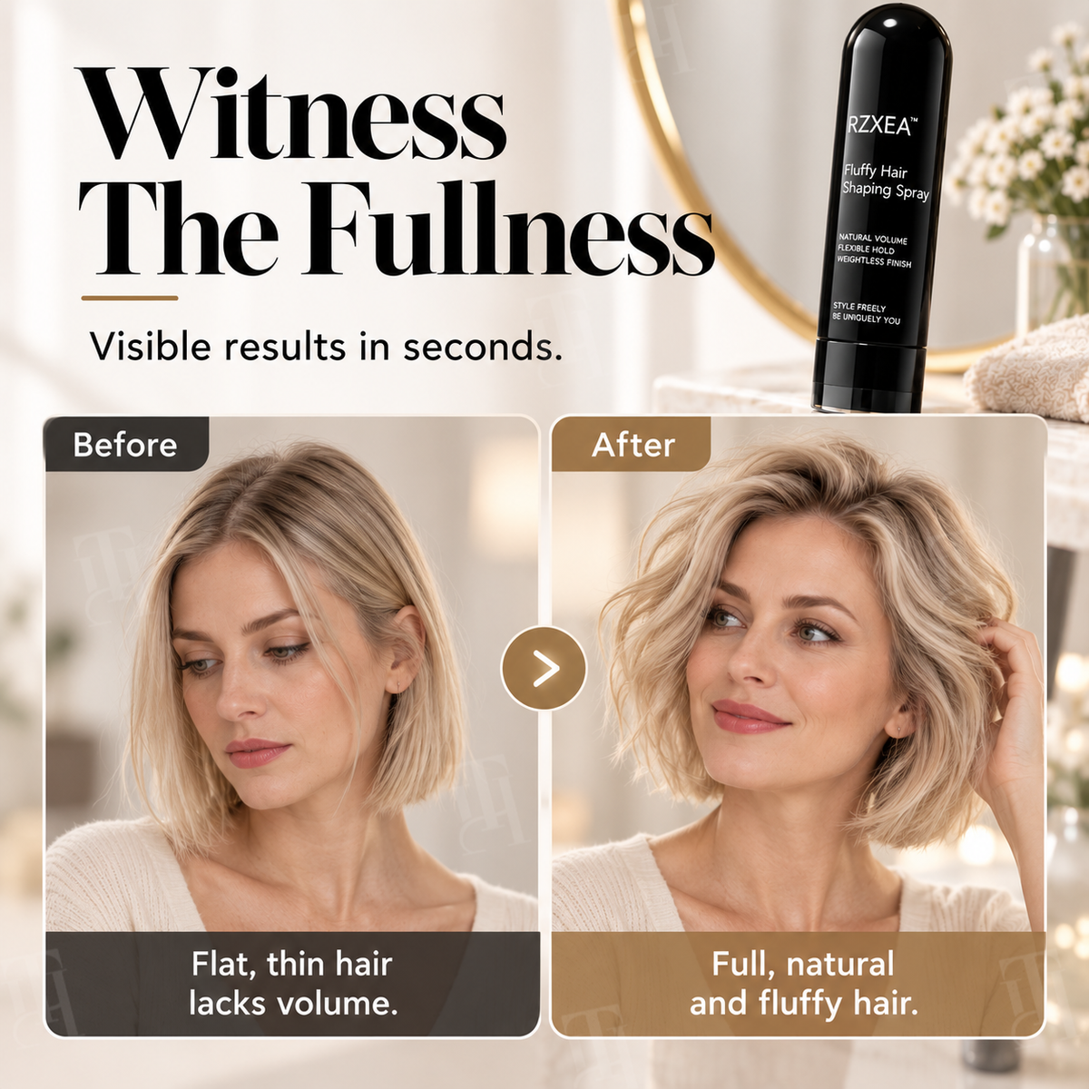 🏷️ Limited Time Only 16 Pcs left AVAIL THE 70% OFF | 90ml Fluffy Hair Shaping Spray Long Lasting Volumizing Mist with Peach Fragrance