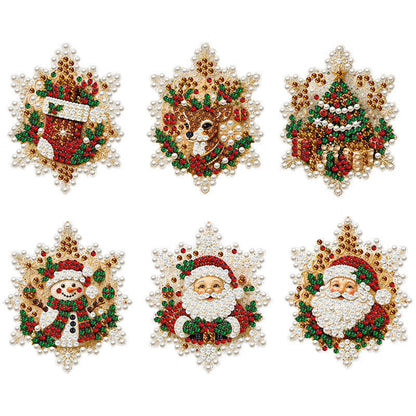 🎄 Časově omezená sleva 55 % 🎄 Sada vánočních DIY malovacích závěsných ozdob 💎